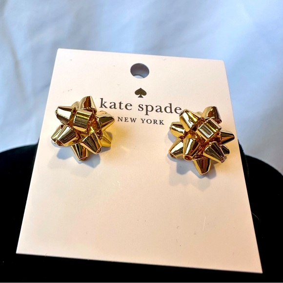 Kate Spade Present Gift Bow Earrings - Picture 2 of 6